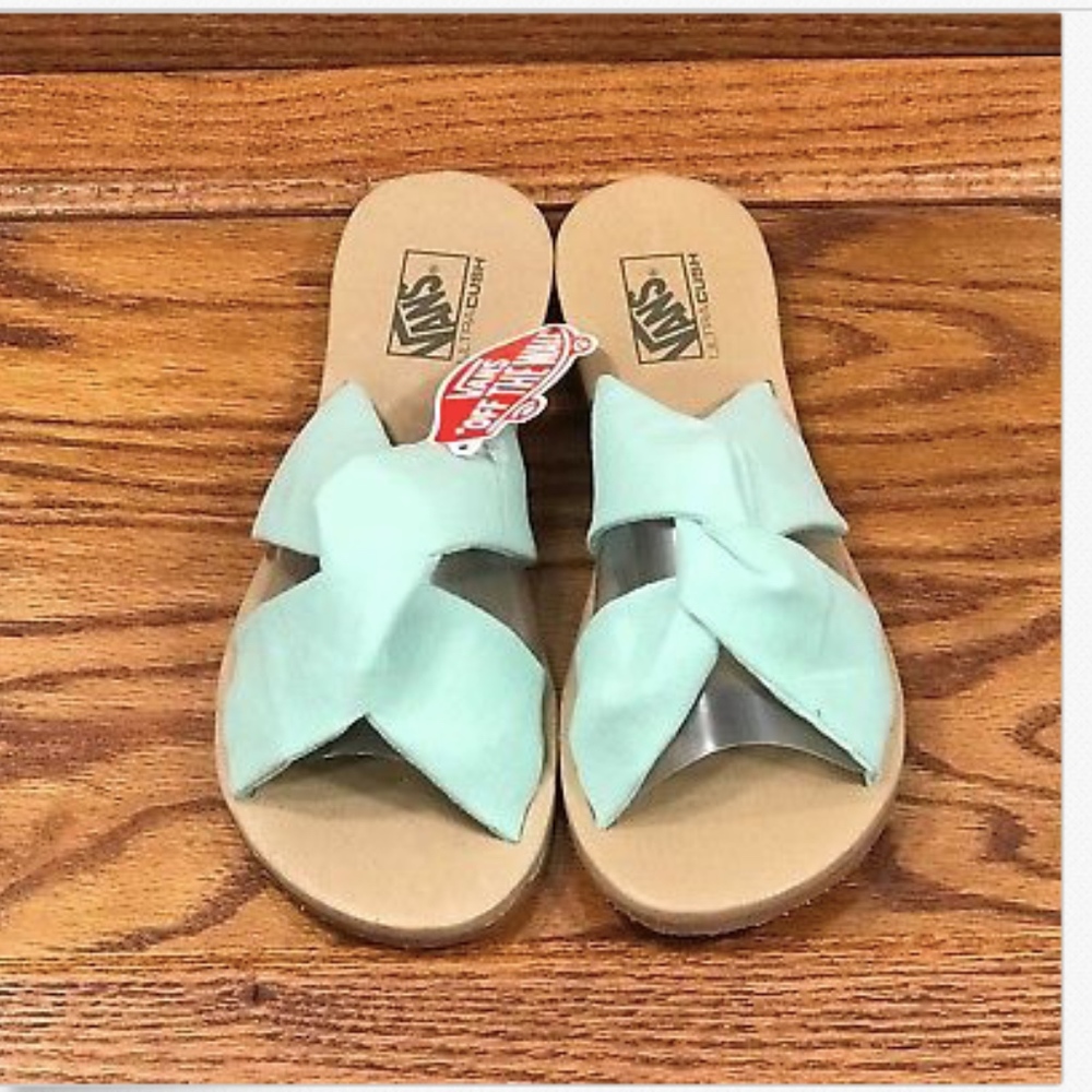 Vans Ayla Suede Bay Slide Sandals Size Women 8* - Picture 4 of 7